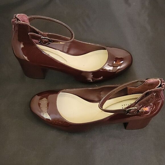 ALAFANI STEP&FLEX ANKLE WOMENS HEELS Cabernet Sauvignon Red Patent Leather  - Picture 7 of 15